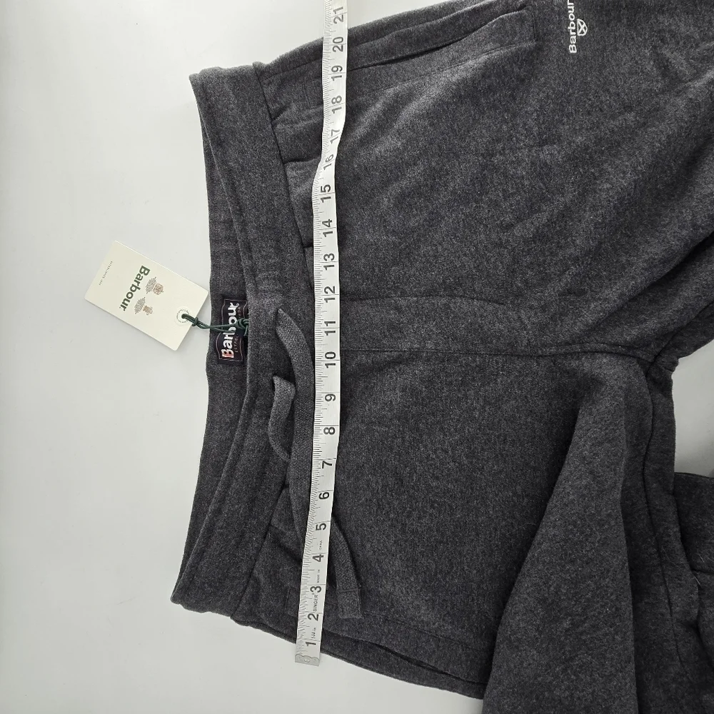 Barbour nico lounge charcoal marl pants pull on joggers size XL